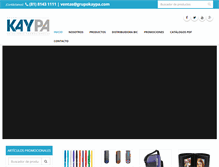 Tablet Screenshot of grupokaypa.com